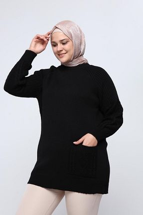 تونیک حجاب مشکی زنانه تریکو ilmek - کد 383680948