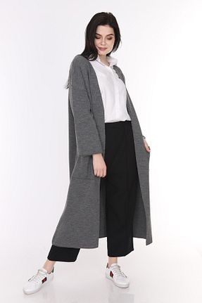 رویه حجاب طوسی زنانه پنبه ای ilmek - کد 81199302