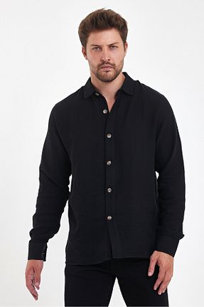 پیراهن مشکی مردانه اسلیم فیت TOLDO - کد 841332187