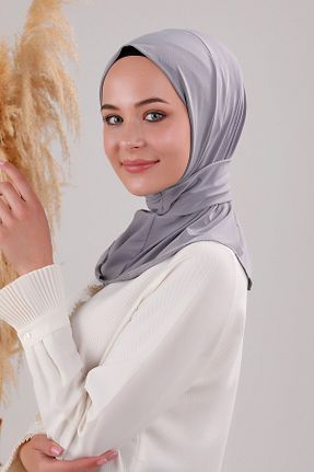 کلاه شنای حجاب طوسی زنانه Melodi Scarf - کد 841357030