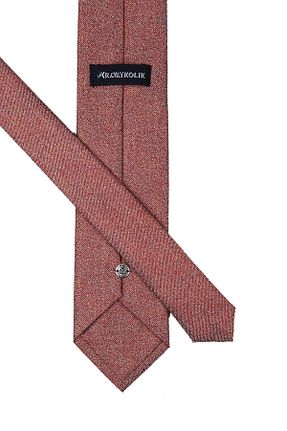کراوات نارنجی مردانه میکروفیبر Kravatkolik - کد 99902421