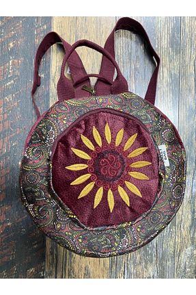 کوله پشتی زرشکی زنانه سایز متوسط Street Bag - کد 832187832