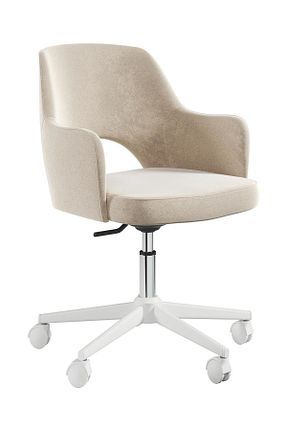 صندلی مطالعه بژ ثابت Meltem - کد 805421765