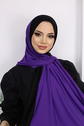 شال بنفش زنانه ویسکون کد 804244009