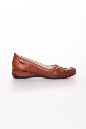 کفش کژوال قهوه ای زنانه چرم مصنوعی پاشنه کوتاه ( 4 - 1 cm ) پاشنه ساده کد 47042896