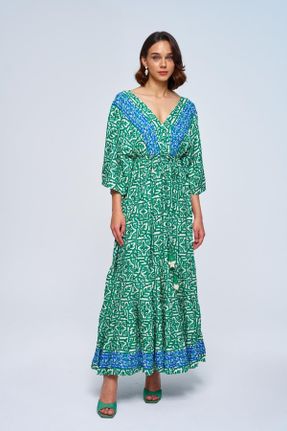 لباس سبز زنانه بافتنی رگولار کد 832451928