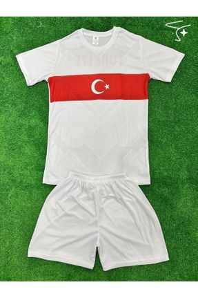 لباس فرم سفید بچه گانه فوتبال کد 841218877