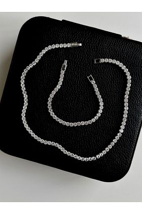 ست استیل زنانه 2 تایی YOUES JEWELRY - کد 841180249