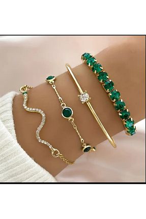 دستبند جواهر طلائی زنانه EdHa - کد 841203222