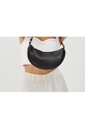 کیف دوشی مشکی زنانه چرم مصنوعی Lana - کد 838943104