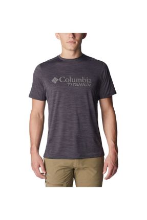 تی شرت طوسی مردانه ریلکس پلی استر تکی کد 683021512
