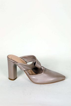 کفش کلاسیک قهوه ای زنانه چرم خالص Elisse Shoes - کد 286663101