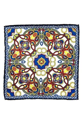 دستمال جیبی رنگی مردانه پارچه ای La Pescara - کد 468282914