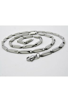 گردنبند استیل مشکی مردانه فولاد ( استیل ) کد 101863525