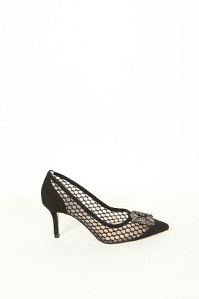 کفش مجلسی مشکی زنانه چرم خالص Elisse Shoes - کد 686007101