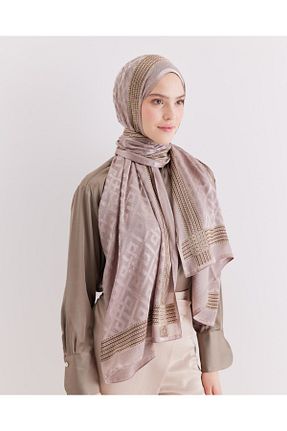 شال قهوه ای زنانه پلی استر Cardion - کد 841347464