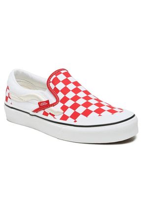 کفش پیاده روی قرمز زنانه پارچه ای Vans - کد 841474576