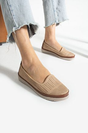 بابت بژ زنانه چرم مصنوعی HKM shoes - کد 808638512