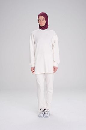 سوئیشرت حجاب نباتی زنانه ویسکون Haşema - کد 841450587