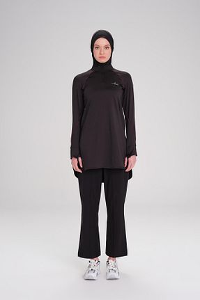 سوئیشرت حجاب مشکی زنانه مخلوط پلی استر Haşema - کد 841452041