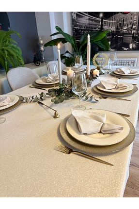 رومیزی طلائی پلی استر Decamor home - کد 796459630