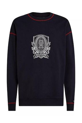 سوئیشرت سرمه ای مردانه ساده Tommy Hilfiger - کد 841478473