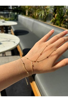 شاهمران جواهر طلائی زنانه روکش طلا Parla - کد 841494844