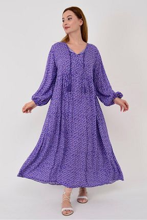 لباس بنفش زنانه بافتنی Park Moda - کد 841520218