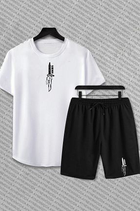 ست بالاتنه و پائین تنه سفید زنانه بافتنی aynewmoda - کد 841527855