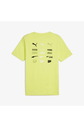 تی شرت زرد مردانه رگولار تکی کد 824436205