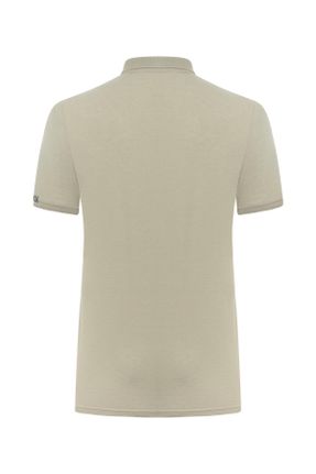 تی شرت طوسی مردانه رگولار یقه پولو پنبه - پلی استر کد 695699456