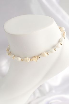خلخال جواهری طلائی زنانه فولاد ( استیل ) کد 824261350