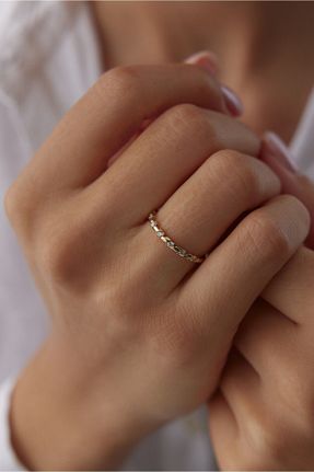 انگشتر طلا زرد زنانه 14 عیار Yunka Jewelry - کد 835769647
