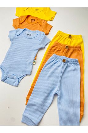 بادی و سرهمی نوزادی رنگی بچه گانه %100 پنبه ارگانیک EFU BABY - کد 841213565