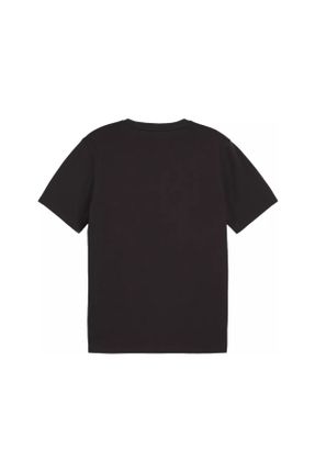تی شرت مشکی مردانه رگولار یقه گرد پلی استر تکی پوشاک ورزشی کد 819440105