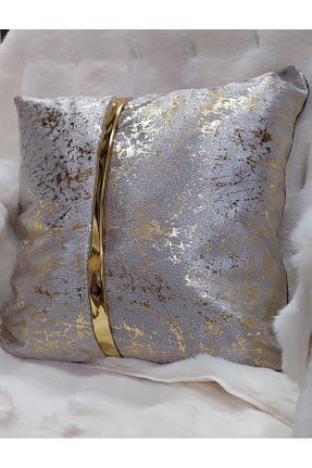 روکش بالش طوسی مخمل BALADI HOME - کد 829342055