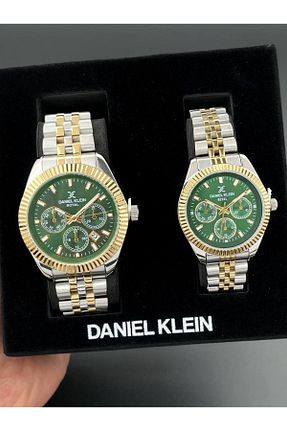 ست ساعت مچی طلائی فلزی Daniel Klein - کد 841287616
