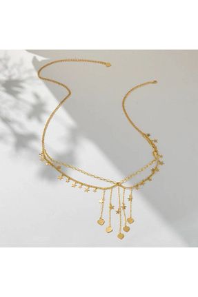 اکسسوری بدن طلائی زنانه فلزی MODAMAYS - کد 841313271