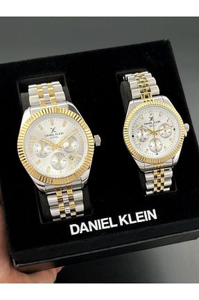 ست ساعت مچی طلائی فلزی Daniel Klein - کد 841293841