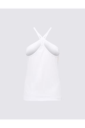 تی شرت سفید زنانه رگولار پنبه (نخی) کد 841314486