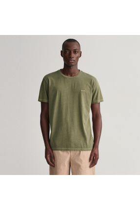 تی شرت سبز مردانه رگولار یقه گرد کد 679379761