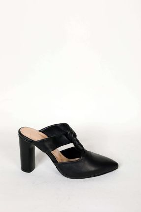 کفش کلاسیک مشکی زنانه چرم طبیعی پاشنه متوسط ( 5 - 9 cm ) پاشنه ضخیم کد 286654472