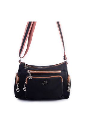 کیف دوشی مشکی زنانه ساتن Nas Bag - کد 841343325