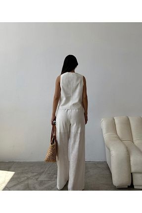 بلوز سفید زنانه ساده GM Butikk - کد 841334213