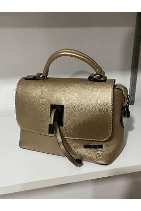 کیف مجلسی قهوه ای زنانه چرم مصنوعی ikizler - کد 841343123