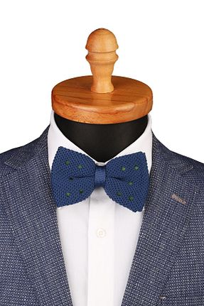 پاپیون آبی مردانه پارچه ای Kravatkolik - کد 5608993