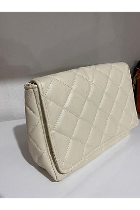 کیف دوشی بژ زنانه چرم مصنوعی ikizler - کد 841340540