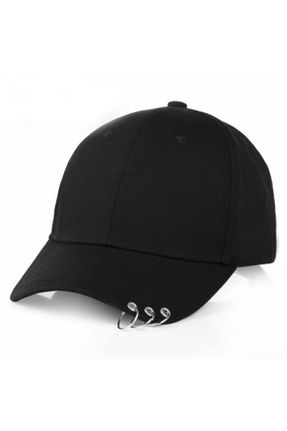 کلاه مشکی زنانه پنبه (نخی) کد 82729392