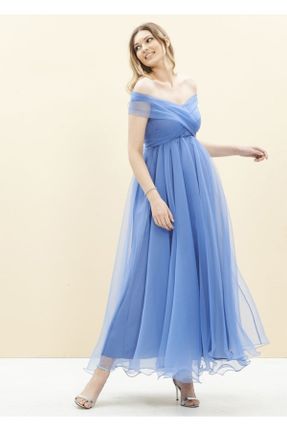 لباس آبی زنانه بافتنی کد 292922481