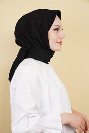 روسری مشکی پلی استر Hint İpek - کد 744393322